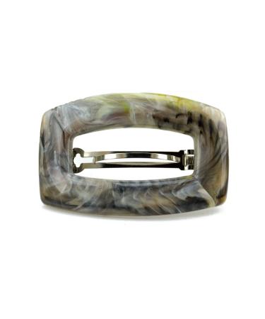 1pc rectangular patent clasp 92x58 in military grey - Made in Germany - WeLoveBeads