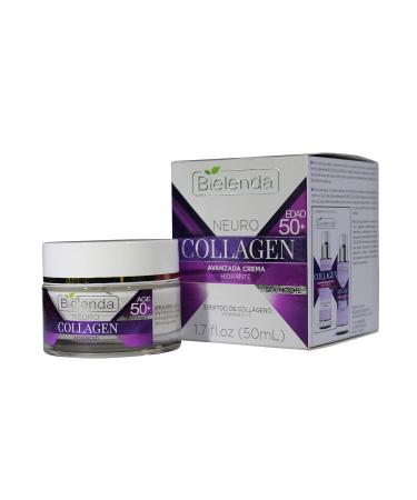 BIELENDA Neuro Collagen 3 Peptide Moisturizer with Vitamin C & E - Age 50+ Advanced Day/Night Cream - 1.7 FL OZ - Anti-Aging Hydration for Mature Skin - Buy Online on GoSupps.com