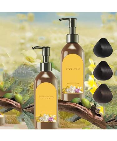 Plant Hair Dye - Herbal Herbal Color Shampoo Floral Package | Natural Grey Cover For Women Botanical Treatment For Women Aged - Buy Online on GoSupps.com