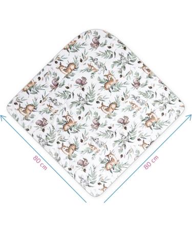 Newborn Cotton Swaddle Wrap Blanket Sleeping Bag 0-3 Months (Forest) - Baby Essentials - Buy Online on GoSupps.com
