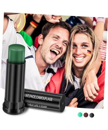  Beatifufu 6 Pieces Camouflage Oil Face Football Black Eye Painting Cosplay Goth Stickers Black Eye Makeup Set I Pigmented Toner Face Child Painting - Buy Online on GoSupps.com