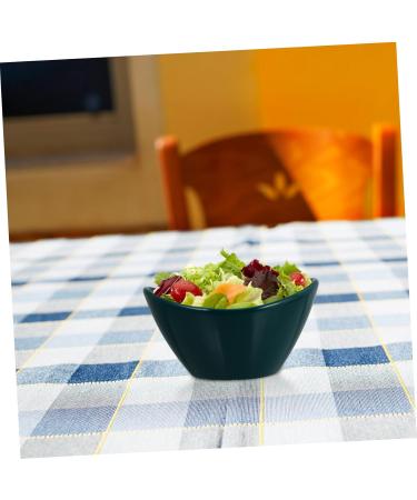 Alipis 2pcs Ingot Bowl Salad Bowl Ramen Bowls Salad Containers Household Tableware Fruit Kitchen Supplies 15.8X12.5CM Green - Buy Online on GoSupps.com