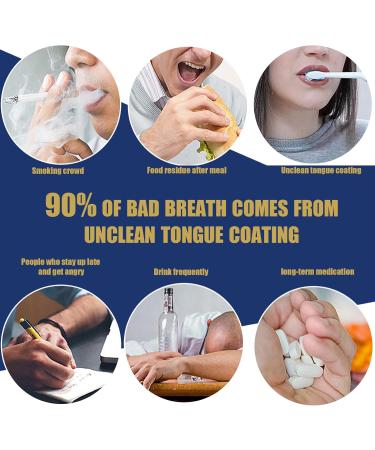 Miioto Tongue Cleaner & Scraper Set | 50g Tongue Cleaning Gel + Brush | Freshens Breath & Eliminates Bad Breath | International Shipping - Buy Online on GoSupps.com