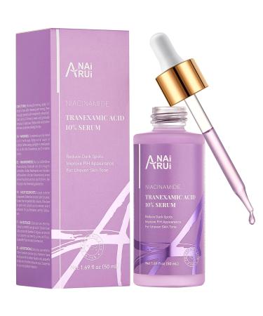 ANAI RUI 10% Tranexamic Acid Serum with Niacinamide Kojic Acid Ceramide Skin Refining for All Skin Types 1.69 FL.Oz/50 ML