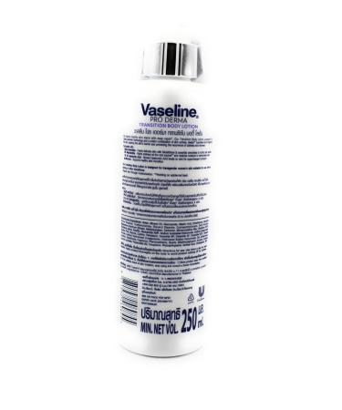 Vaseline Pro Derma Transition Body Lotion 250ml - Hydrate Delicate Dry Skin with Gluta-Ceramides Niacinamide & 4D Hyaluronic Acid - Buy Online on GoSupps.com