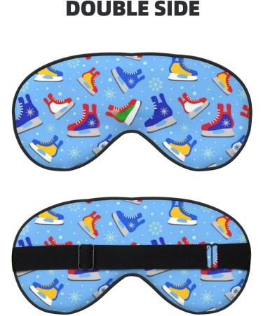Shop Hockey Elements Creative Patterned Sleep Mask | Adjustable Breathable & Fashionable Eye Mask for Comfort - International Shipping Available - Buy Online on GoSupps.com