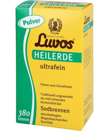 Luvos Healing Clay Ultrafin for Heartburn Relief - 380g Powder | Natural Digestive Health Solution - Buy Online on GoSupps.com