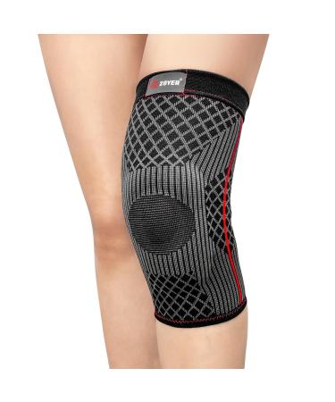 ZOYER Knee Brace for Women and Men with Patella Gel Pad Non-Slip Knee Compression Sleeve for Knee Pain Relief Knee Support for Meniscus Tear ACL Arthritis Sports and Recovery Support X-Large