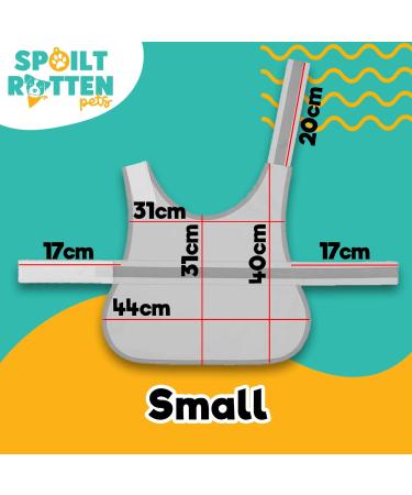 Spoilt Rotten Pets Small Size Yellow Hi Vis Dog Vest 'Please Give Me Space' Reflective Adjustable High Visibility Lightweight Coat Hi Viz (Yellow Small) Small Yellow - Buy Online on GoSupps.com