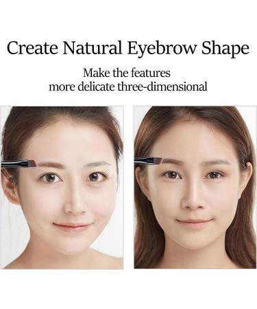 Erinde Eyebrow Powder Makeup Palette 3 Colors Brow Powder Palette w/ Brush Dark & Light Brown Eyebrow Tinted Powder Filler to Shape Natural Eyebrows Long-Lasting Waterproof Eyebrow Makeup Kit #Black Brown - Buy Online on GoSupps.com