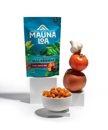 Mauna Loa Kiawe Smoked BBQ Dry Roasted Macadamias 4 oz - Gourmet Snack - Buy Online on GoSupps.com