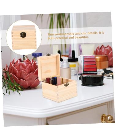 Solustre Wooden Storage Box for Essential Oils & Jewelry - Organizer for Beads & Bottles - Buy Online on GoSupps.com