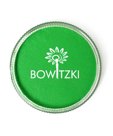 Bowitzki Professional Face Paint Body Paint 30g Water Based Face painting Makeup Safe for Kids and Adults Split Cake Single Color Halloween Christmas Party - Light Green