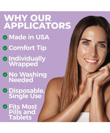 NewLife Naturals Disposable Vaginal Applicators - 16 Pack for Boric Acid Suppositories - Size 0 and 00 - Buy Online on GoSupps.com