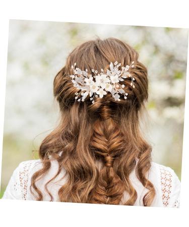MAGICLULU 1pc Hair Comb Bridal Headpiece Hair Accessories for Prom Hair Accessories for Women Wedding Hair Accessories for Brides Gold Hair Clips Women's Rhinestones Accessories Flower Alloy - Buy Online on GoSupps.com