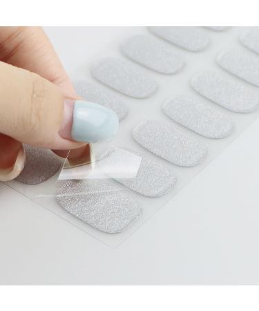 JMEOWIO Silver Nail Foil Glitter - Self-Adhesive Nail Stickers for Stunning Nail Designs - International Shipping Available - Buy Online on GoSupps.com