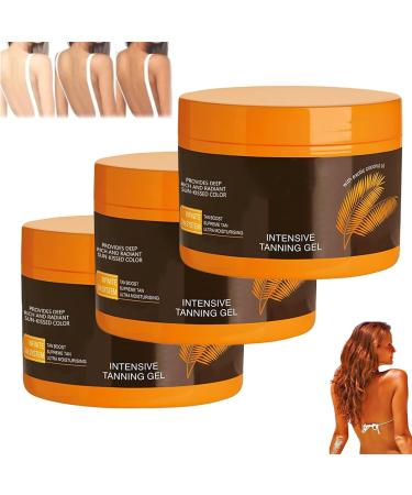 Luxury Intensive Tanning Gel 150g, Premium Tanning Cream, Tanning Accelerator Cream, Long Lasting Tanning Cream Effective in Solarium and Outdoors