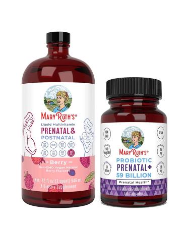 MaryRuth Organics Liquid Multivitamin Prenatal & Postnatal Berry 32 fl oz (946 ml)