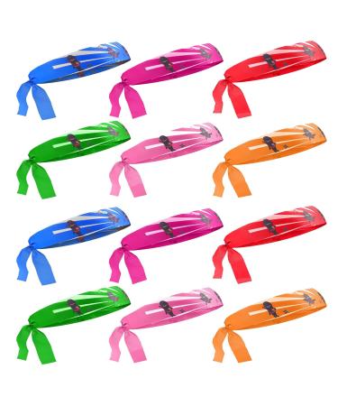 Karate headband children - Ninja headband - headband martial arts - adjustable welding band |Headband for running training tennis karate athletics 12 pieces