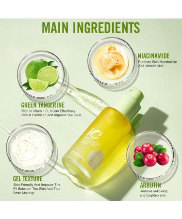 Green Tangerine Vitamin C Serum Vitamin C Serum for Face Moisturizing Vitamin C Dark Spot Serum with Niacinamide Arbutin Evening Skin Tone Reducing Wrinkle Face Serum 50ml - Buy Online on GoSupps.com