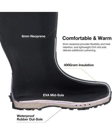 TIDEWE Men's 16 Insulated Waterproof Hunting Boots - 400g Realtree Edge Camo, Size 11 - Buy Online on GoSupps.com