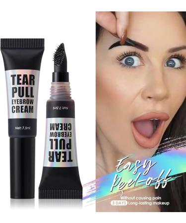 Eyebrow Gel Eyebrow Cream Peel-Off Long-Lasting Non-Fading Volumizing Buildable Gel for Eyebrows Waterproof Sweatproof Eyebrow Mascara Natural for Creating Full Brows - Buy Online on GoSupps.com