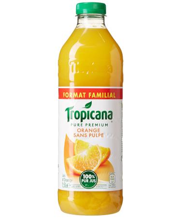 Tropicana Orange Juice Without Pulp - 1.5L Bottle