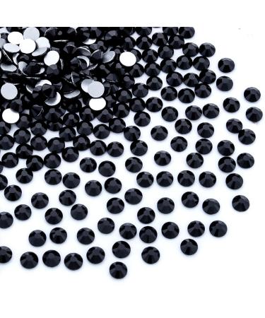 YHMQ DU 2880 pieces rhinestones nail crystals - rhinestones for nails crystal Black - SS16 (3.8-4.0 mm) Black SS16-2880PCS