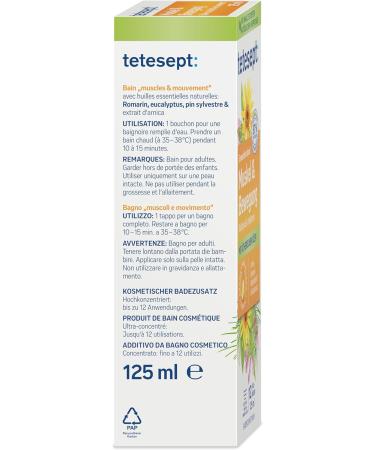 tetesept Muscle & Motion Bath Concentrate 125ml - Buy Online on GoSupps.com