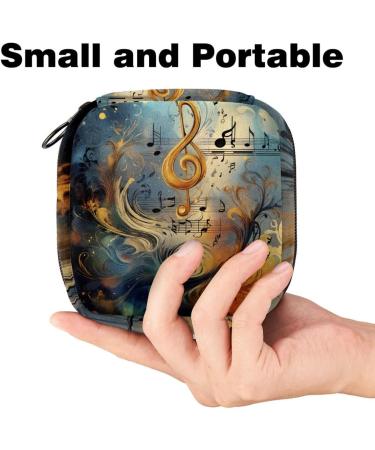 MUOOUM Menstrual Pad Bag for Women & Girls - Zippered Collection Bag with Dolphin Design - 4.7x6.6x6.6 in - Buy Online on GoSupps.com