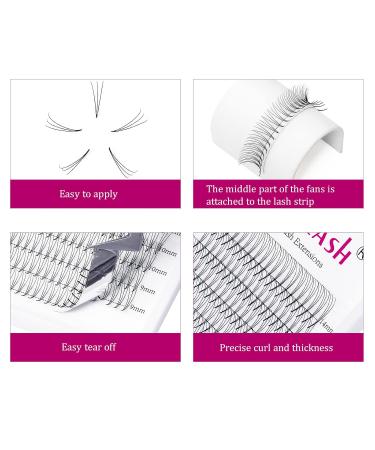 Buy 3D Volume Eyelash Extensions - 0.07mm D Curl - Mixed Lengths 8-14mm - International Shipping - Buy Online on GoSupps.com