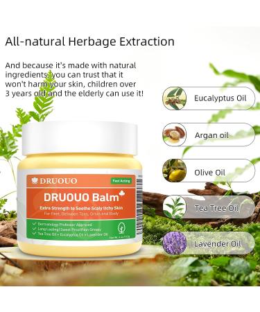 Draw Salve Eczema Cream for Athlete's Foot Relief | 8h Fast Acting Formula for Itchy Skin, Heat Rash, Tinea Versicolor, Lichen Planus, Cysts, Boils, and Ingrown Hairs - 2 Fl Oz - Buy Online on GoSupps.com