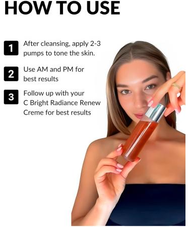  G n rique NANZSKIN C BRIGHT PRO GLOW TONER SERUM - Buy Online on GoSupps.com