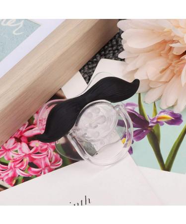 Buy Cute Mustache Baby Pacifier - Eco-Friendly Silicone | Funny Kissable Lips Bear Beard Design - Buy Online on GoSupps.com