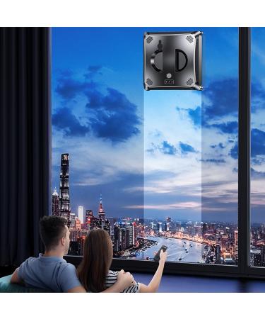 CHHMAELOVE New Automatic Glass Cleaner with 4 Mop Pads Remote Control 4 Cleaning Modes Built-in 650mAh Battery Smart Window Cleaning Device for High Rise Windows Black - Buy Online on GoSupps.com