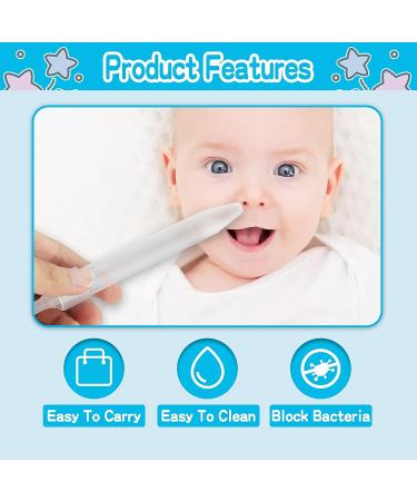 Baby Nasal Aspirator - Gentle Infant Nose Sucker for Newborns with 24 Filters - Fast, Reusable Mucus Aspirator and Nose Cleaner - Buy Online on GoSupps.com