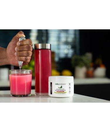 BiOptimizers Magnesium Breakthrough Drink - Raspberry Lemonade | 8 Forms of Magnesium | Natural Sleep & Brain Support | 6 oz (30 Servings) - Buy Online on GoSupps.com