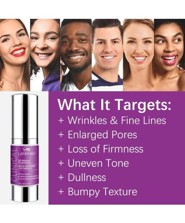 Vitamin C + Retinol Eye Cream Eye Cream for Dark Circles and Bags Under Eyes Anti Aging Eye Cream Collagen Eye Cream Reduces Fine Lines Wrinkles - Buy Online on GoSupps.com