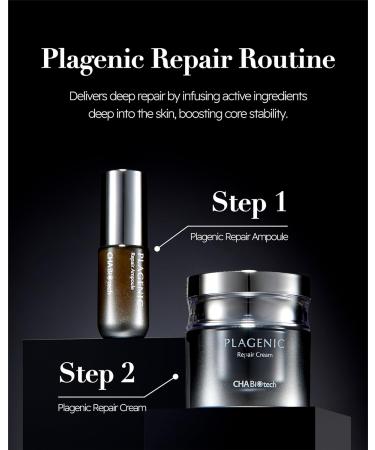 Isa Knox Plagenic Repair Cream - Nourishing Hydrating Moisturizer for Fine Lines Wrinkles & Glowing Skin | Korean Skin Care with EGF French Collagen & Amino Acids - Buy Online on GoSupps.com
