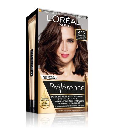 L'Oréal Paris Préférence 4.15 CARACAS Hair Paint Deep Bronze Intense