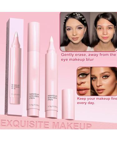  Rurunklee Mascara Remover | 3.5g Eye Makeup Corrector Pen Quick-Drying Eraser for Beginner Women for Removing Mascara Eyebrows Travel Home and Outdoors - Buy Online on GoSupps.com