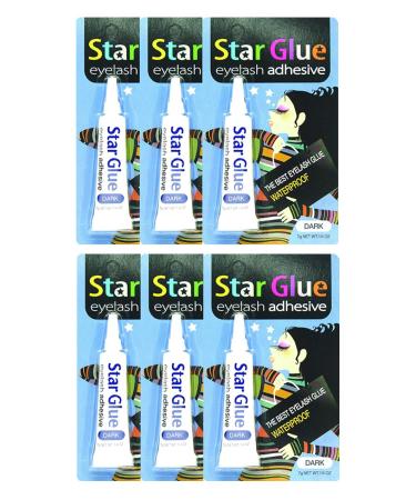 STAR GLUE SET (2 SETS  6 PCS DARK)