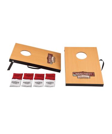 Mainstreet Classics Micro Bean Bag Toss: Travel Sized, (16" x 10.5" Boards) Mini Cornhole Game Set