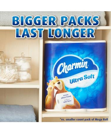 Charmin Ultra Soft Toilet Paper - 6 Mega Rolls (24 Regular Rolls) - 6 Count Pack - Buy Online on GoSupps.com