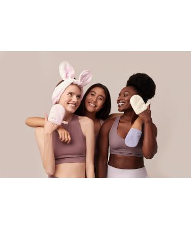 Glov Makeup Towels - Washable Microfiber Makeup Remover Gloves & Facial Sponges in Ivory | Eco-Friendly & Reusable - Buy Online on GoSupps.com