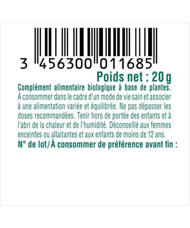 Biosens - Somni Control Vegetable Capsule - 3-in-1 Action - Melissa Valerian and Eschscholtzia - Certified Organic AB Vegan - Made in France - 10 Day Program - 40 capsules - Buy Online on GoSupps.com
