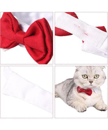 SUNTRADE Adjustable Formal Pet Bow Tie for Dogs & Cats - Wedding Costume (Large Red) | Shop Now! - Buy Online on GoSupps.com