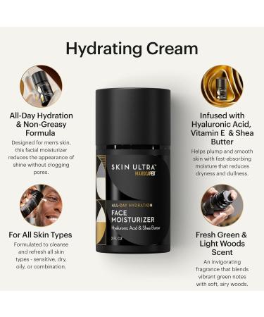 MANSCAPED Skin Ultra Daily Regimen - Men's Skincare Routine Essentials with Face Wash Face Moisturizer & Brightening Serum Formulated with A Ceramide Complex for Cleansing Exfoliating & Hydration - Buy Online on GoSupps.com