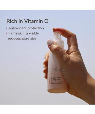 The Jojoba Company Jojoba Water Toning Mist Hydrating Face Mist Boosts Skin Radiance for a Dewy Look Repairs Skin Barrier Enriched with Australian Jojoba and Vitamin C Lime Extract 50ml - Buy Online on GoSupps.com