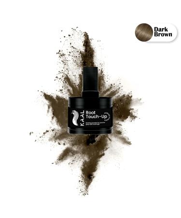 KAAL Hairline Powder - Conceal Hair Loss & Thinning Hair | Touch Up Powder for Hair Toppers Eyebrows & Beards (Dark Brown) - Shop Internationally - Buy Online on GoSupps.com